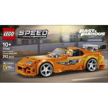 LEGO Speed Champions 77260 „Greiti ir įsiutę“ Toyota Supra MK4 (292 dalys)
