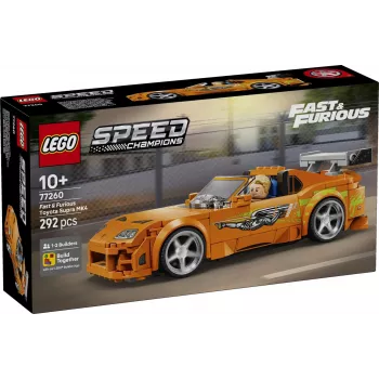 LEGO Speed Champions 77260 „Greiti ir įsiutę“ Toyota Supra MK4 (292 dalys)