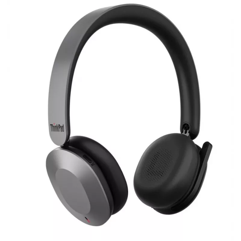 Lenovo ThinkPad Dual-Mode Wireless ANC Foldable Headset 8550 (Aura Edition) - USB-A, Microsoft Teams, Sound by Bose, Bluetooth 5.3, Black & Silver