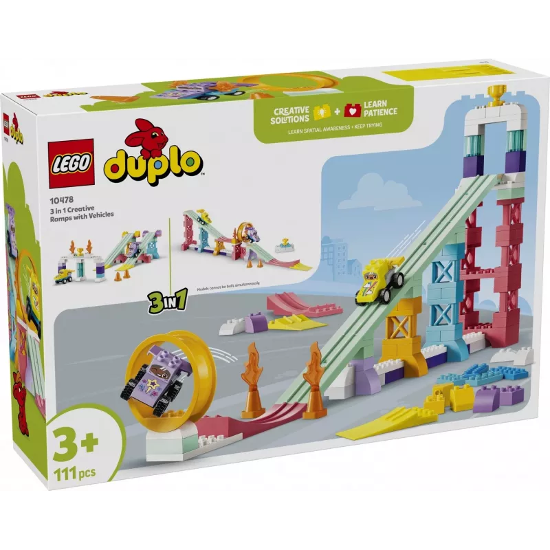 LEGO DUPLO 10478 3 in 1 Creative Ramps with Vehicles