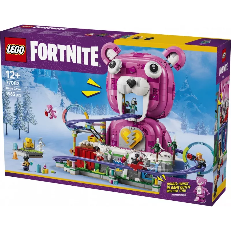 LEGO Fortnite 77082 Rave Cave (1963 dalių, nuo 12 metų)