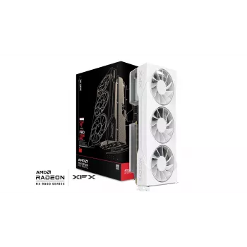 XFX Swift Radeon RX 9070 GRE White Triple Fan AMD 12 GB GDDR6 vaizdo plokštė