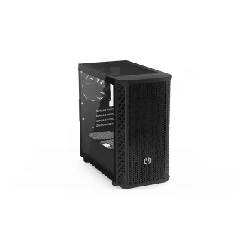 PC korpusas Endorfy Signum M30 ARGB — Micro Tower mATX, akytas priekis, 3x 120 mm ARGB ventiliatoriai, grūdintas stiklas, USB-C 20 Gb/s