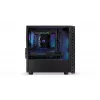 PC korpusas Endorfy Signum M30 ARGB — Micro Tower mATX, akytas priekis, 3x 120 mm ARGB ventiliatoriai, grūdintas stiklas, USB-C 20 Gb/s