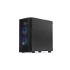 PC korpusas Endorfy Signum M30 ARGB — Micro Tower mATX, akytas priekis, 3x 120 mm ARGB ventiliatoriai, grūdintas stiklas, USB-C 20 Gb/s