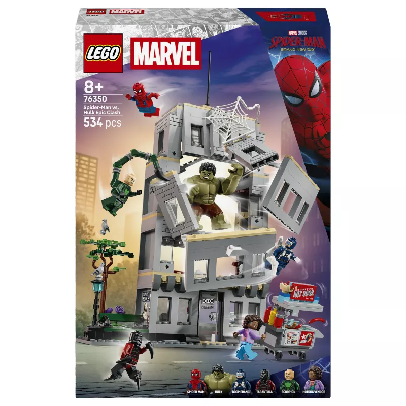 LEGO Marvel 76350 Spider-Man vs. Hulk Epic Clash (534 pcs)