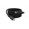 DIGITUS USB4 Version 2.0 Silicone Cable USB-C į USB-C 80Gbps 240W 16K 0,5m Juoda AK-300350-005-S
