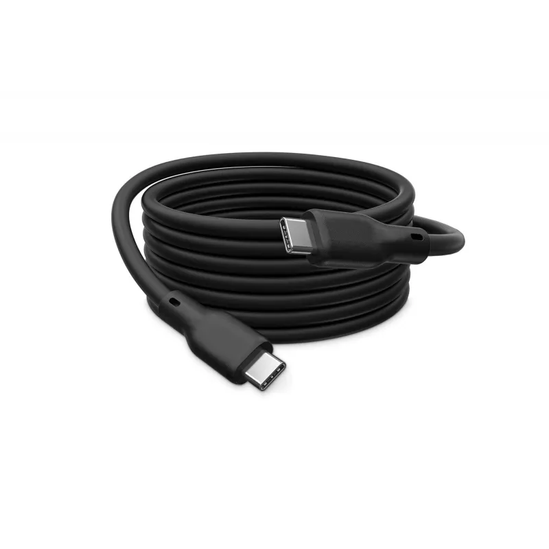 DIGITUS USB4 Version 2.0 Silicone Cable USB-C į USB-C 80Gbps 240W 16K 0,5m Juoda AK-300350-005-S