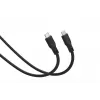 DIGITUS USB4 Version 2.0 Silicone Cable USB-C į USB-C 80Gbps 240W 16K 0,5m Juoda AK-300350-005-S