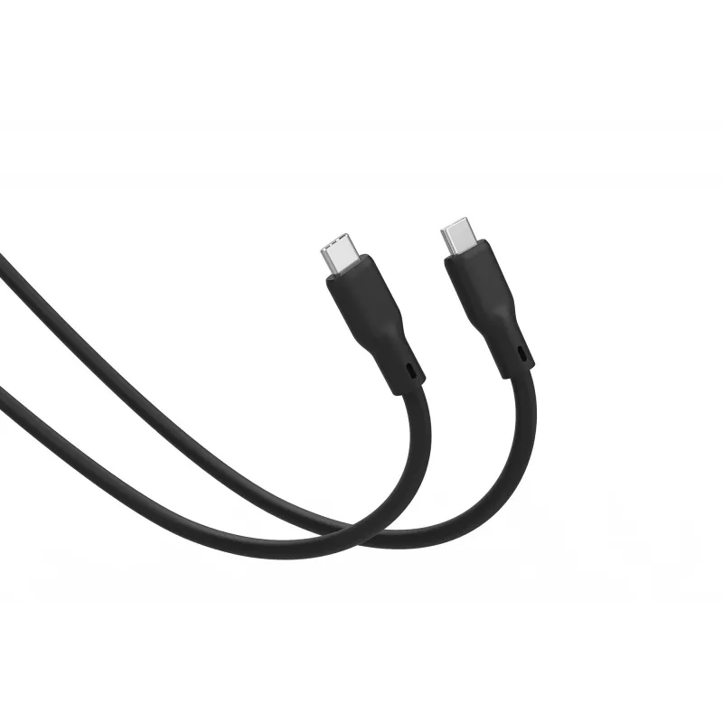 DIGITUS USB4 Version 2.0 Silicone Cable USB-C į USB-C 80Gbps 240W 16K 0,5m Juoda AK-300350-005-S