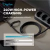 DIGITUS USB4 Version 2.0 Silicone Cable USB-C į USB-C 80Gbps 240W 16K 0,5m Juoda AK-300350-005-S