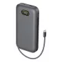 Belkin UltraCharge Pro Laptop Power Bank 27K 27000mAh 240W su integruotu USB-C laidu ir skaitmeniniu ekranu, anglies spalvos