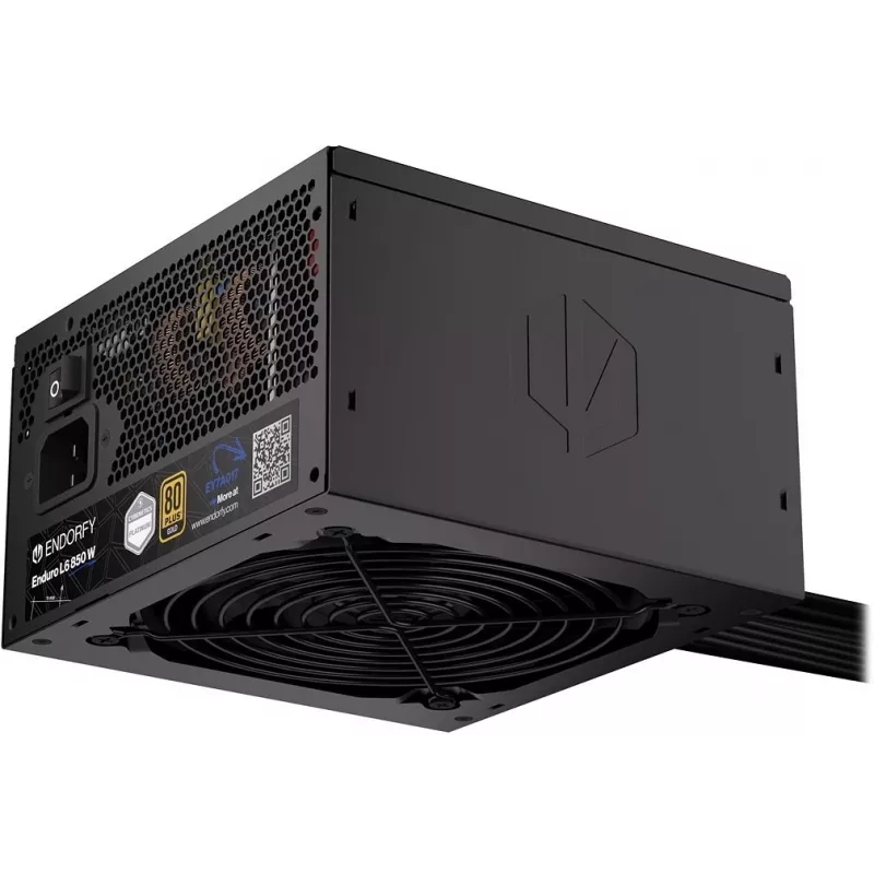 ENDORFY Enduro L6 850 W maitinimo blokas 20+4 pin ATX 3.1 80 PLUS Gold juodas