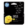 HP 953 geltona originali rašalo kasetė (F6U14AE)