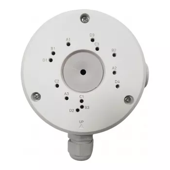 Reolink RLA-JBS1 Jungiamoji dėžutė — aliuminio lydinys, atspari vandeniui, skirta bullet ir PoE kameroms, Ø 11,4 cm, balta