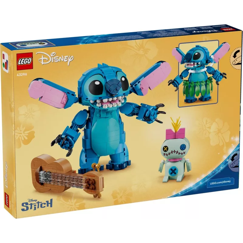 LEGO Disney 43296 Stitch & Scrump statybinis rinkinys (713 dalių)
