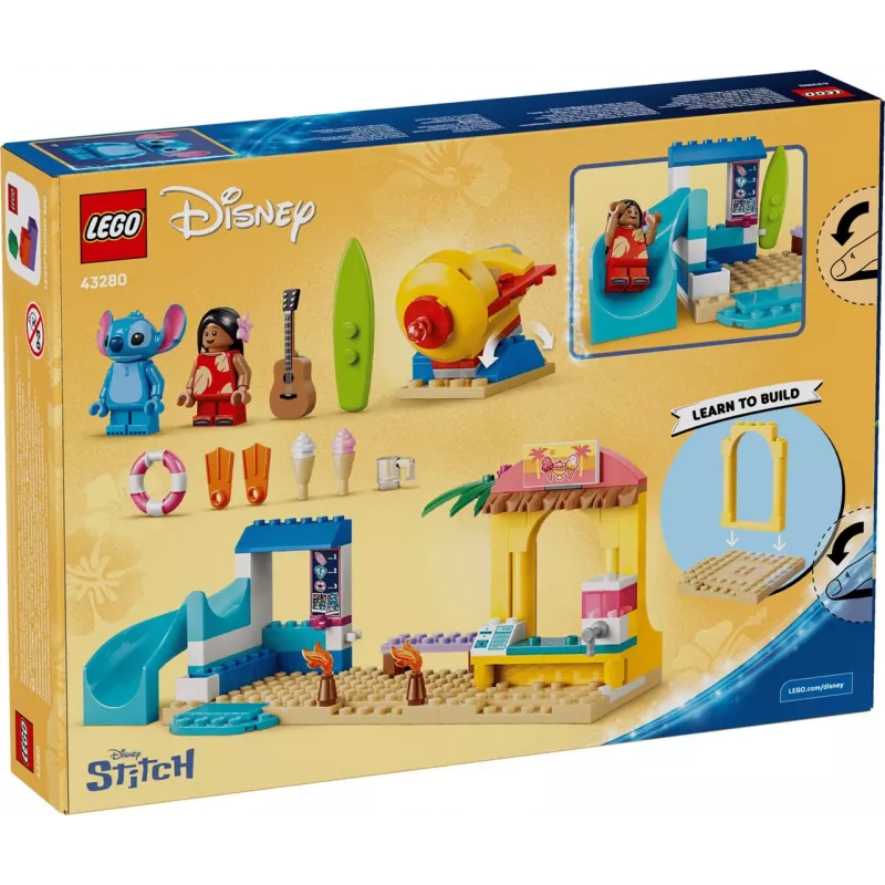 LEGO Disney 43280 Beach Fun with Lilo & Stitch (113 vnt.)