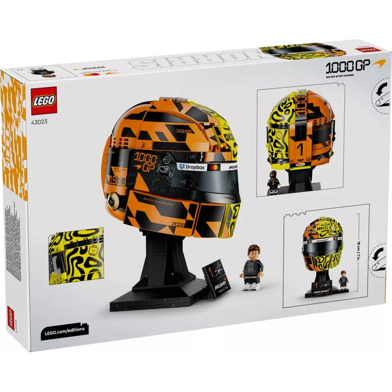 LEGO Editions McLaren Mastercard F1 Team Lando Norris Helmet 43023