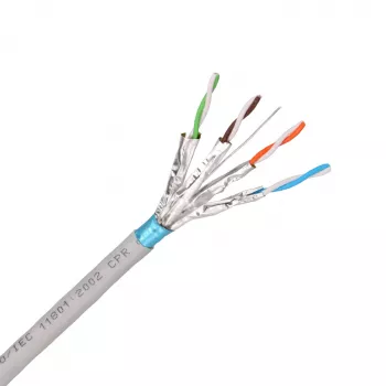 Extralink CAT6A F/FTP vidaus vytos poros instaliacinis kabelis 305 m EX.96624