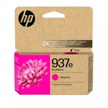 HP 937e EvoMore Magenta Original Ink Cartridge (4S6W7NE)