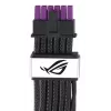 ASUS ROG Equalizer 12V-2x6 PCIe 5.1 / ATX 3.1 GPU Power Cable, 0.75 m, 16 AWG, Black (90YE00BN-B0QA00)