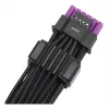 ASUS ROG Equalizer 12V-2x6 PCIe 5.1 / ATX 3.1 GPU Power Cable, 0.75 m, 16 AWG, Black (90YE00BN-B0QA00)