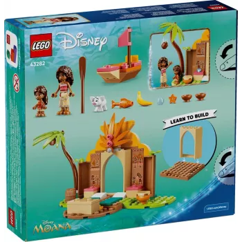 LEGO Disney Moana 43282 Kaimo namas ir valtis