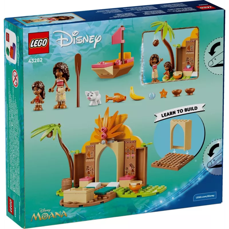 LEGO Disney Moana 43282 Kaimo namas ir valtis