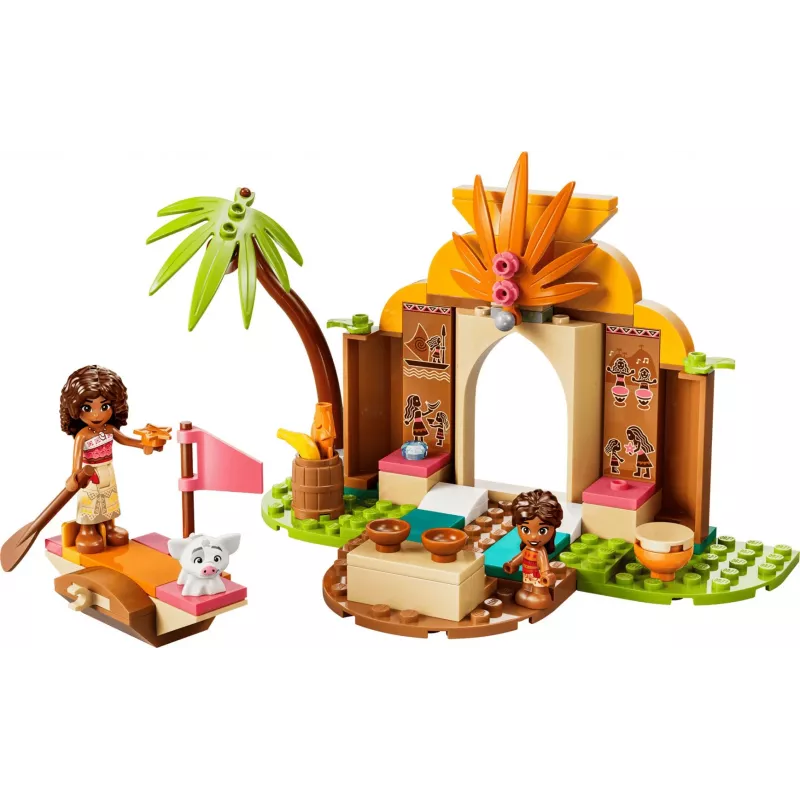 LEGO Disney Moana 43282 Kaimo namas ir valtis