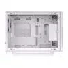 Thermaltake TR200 WS Snow White — Micro-ATX PC Case, Mesh su Tikro Medžio Priekinėmis Juostomis, 1x 120mm Ventiliatorius, USB-C, 360mm Radiatoriaus / 365mm GPU Palaikymas