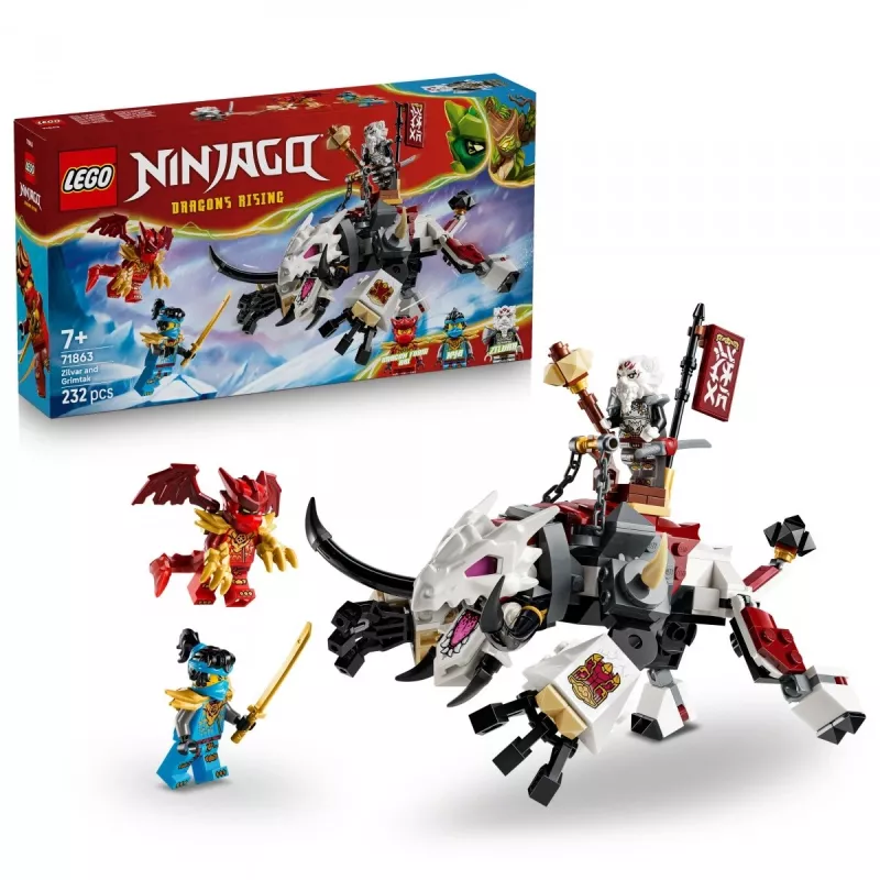 LEGO NINJAGO Zilvar and Grimtak the Dragon Beast 71863