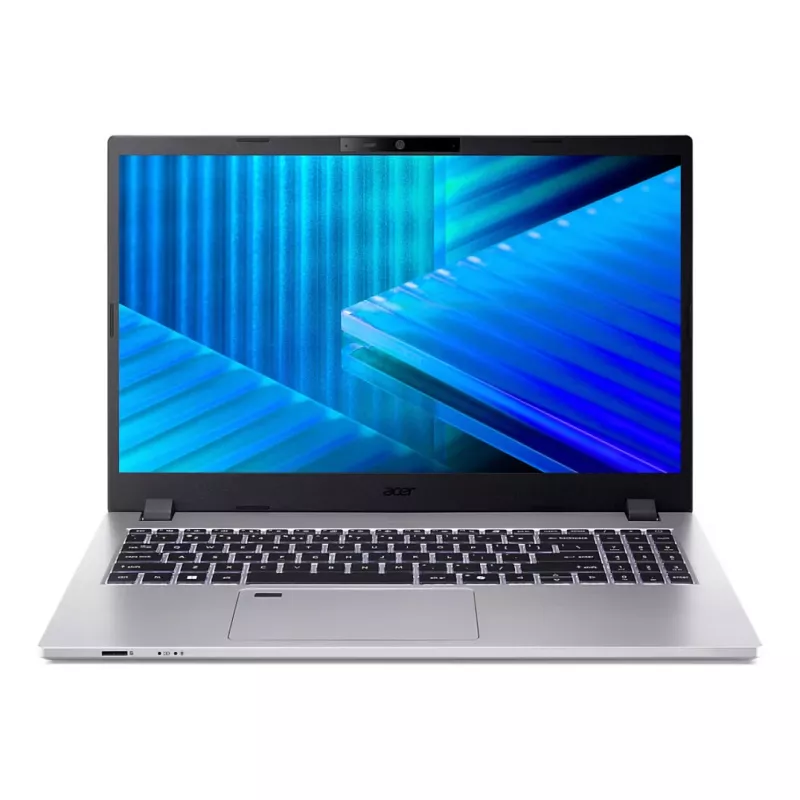 Acer TravelMate P2 15 TMP215-75-G2-TCO nešiojamas kompiuteris - Intel Core Ultra 5 125H / 16 GB DDR5 / 512 GB SSD / 15.6 colio Full HD IPS / Intel Arc Graphics / Windows 11 Pro / grynas sidabras