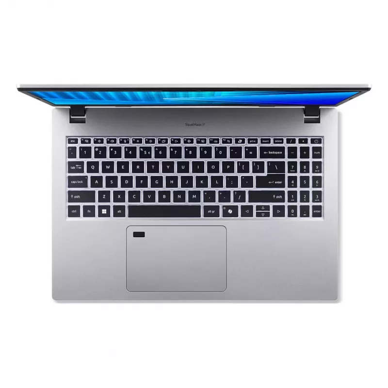Acer TravelMate P2 15 TMP215-75-G2-TCO nešiojamas kompiuteris - Intel Core Ultra 5 125H / 16 GB DDR5 / 512 GB SSD / 15.6 colio Full HD IPS / Intel Arc Graphics / Windows 11 Pro / grynas sidabras