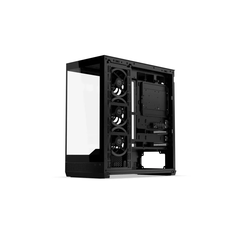 ENDORFY Fishtank 6000 Corona Mid-Tower PC Case - Black, Dual Tempered Glass, 4x ARGB Fans, USB-C, E-ATX