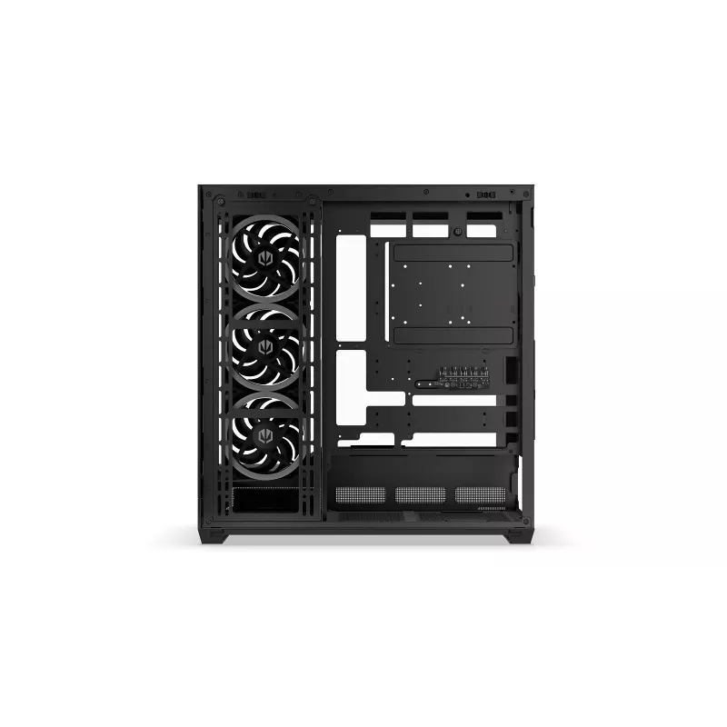 ENDORFY Fishtank 6000 Corona Mid-Tower PC Case - Black, Dual Tempered Glass, 4x ARGB Fans, USB-C, E-ATX