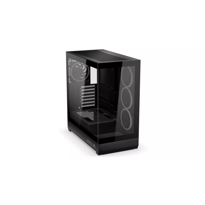 ENDORFY Fishtank 6000 Corona Mid-Tower PC Case - Black, Dual Tempered Glass, 4x ARGB Fans, USB-C, E-ATX