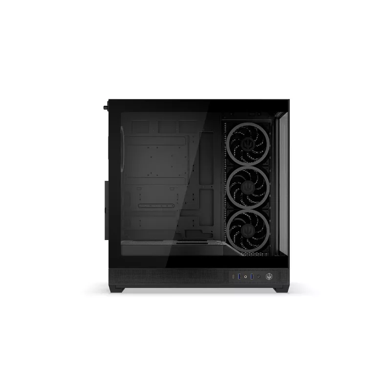 ENDORFY Fishtank 6000 Corona Mid-Tower PC Case - Black, Dual Tempered Glass, 4x ARGB Fans, USB-C, E-ATX