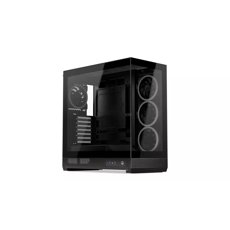 ENDORFY Fishtank 6000 Corona Mid-Tower PC Case - Black, Dual Tempered Glass, 4x ARGB Fans, USB-C, E-ATX
