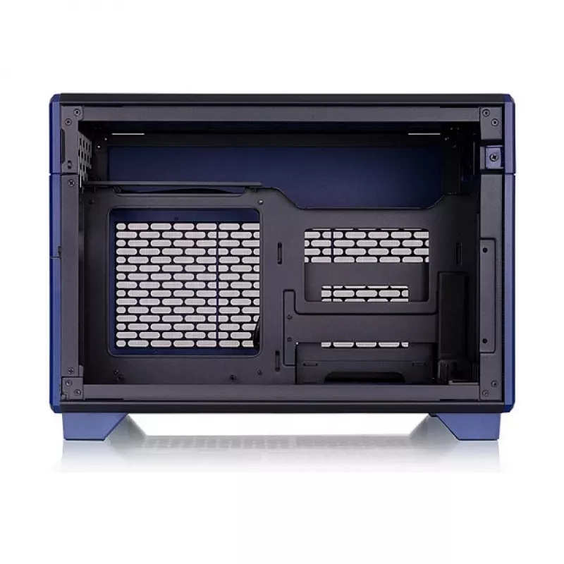 Thermaltake TR100 Koralie Edition Mini-ITX SFF Case Cobalt Blue - PCIe 4.0 Riser, SFX PSU, 360mm GPU - CA-11A-00SPNN-AR