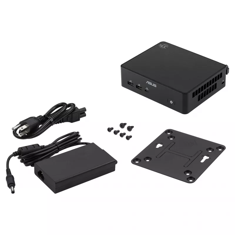 ASUS NUC 16 Pro RNUC16GDKU560002 Barebone Mini PC Intel Core Ultra 5 325 Be atminties, be saugyklos, be OS, juoda
