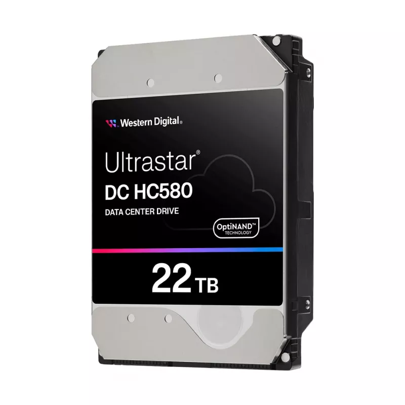 Western Digital Ultrastar DC HC580 WUH722422ALE6L1 vidinis kietasis diskas 22 TB 7200 RPM 512 MB 3,5 colio SATA III SED