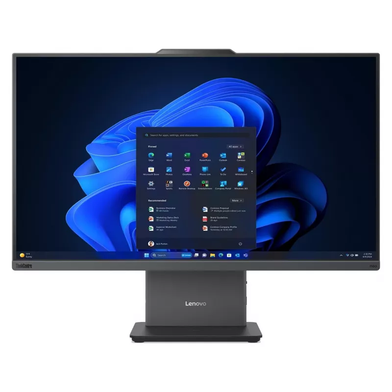 Lenovo ThinkCentre neo 50a 27 Gen 6 13QF000HGE All-in-One PC, Intel Core Ultra 5 226V, 16GB LPDDR5x, 512GB SSD, 27 colių FHD IPS, Windows 11 Pro, Luna Grey