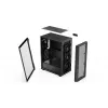ENDORFY Ventum 400 Air ATX PC Case - Juoda, Grūdintas stiklas, 4x Stratus 120 PWM ventiliatoriai, USB-C