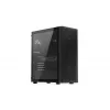 ENDORFY Ventum 400 Air ATX PC Case - Juoda, Grūdintas stiklas, 4x Stratus 120 PWM ventiliatoriai, USB-C