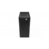 ENDORFY Ventum 400 Air ATX PC Case - Juoda, Grūdintas stiklas, 4x Stratus 120 PWM ventiliatoriai, USB-C