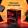 ENDORFY Ventum 400 Air ATX PC Case - Juoda, Grūdintas stiklas, 4x Stratus 120 PWM ventiliatoriai, USB-C