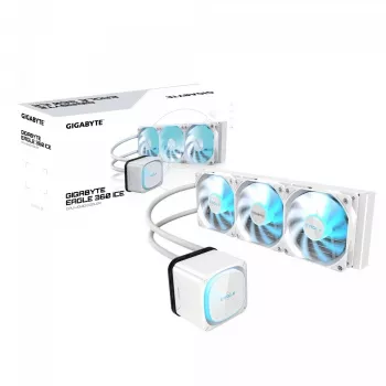 GIGABYTE EAGLE 360 ICE 360 mm procesoriaus skystinis aušintuvas (viskas viename) 12 cm Baltas 1 vnt.