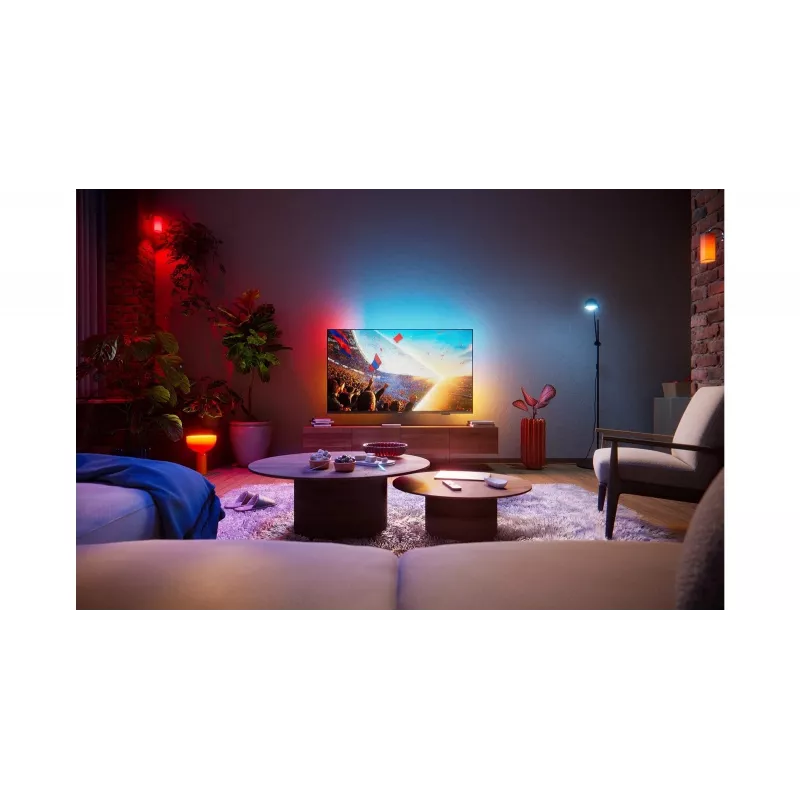 Philips 50PUS8001/12 50 colių (126 cm) 4K Ultra HD Ambilight LED išmanusis televizorius, 3840 x 2160, Titan OS, 3-pusis Ambilight, HDR10+, Dolby Atmos ir DTS:X
