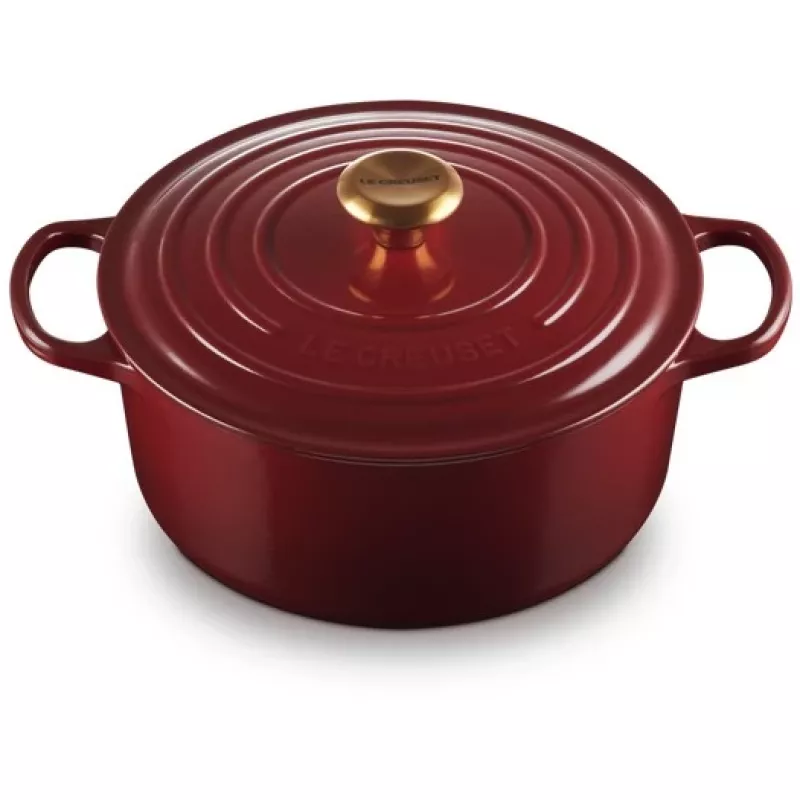 Le Creuset Signature Round Roaster 26cm 5.3L Emaliuotas ketaus Rhône 21177269494441
