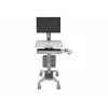 Ergotron WorkFit C-Mod Single LD Sit-Stand Workstation Cart 24-198-055 iki 27 colių